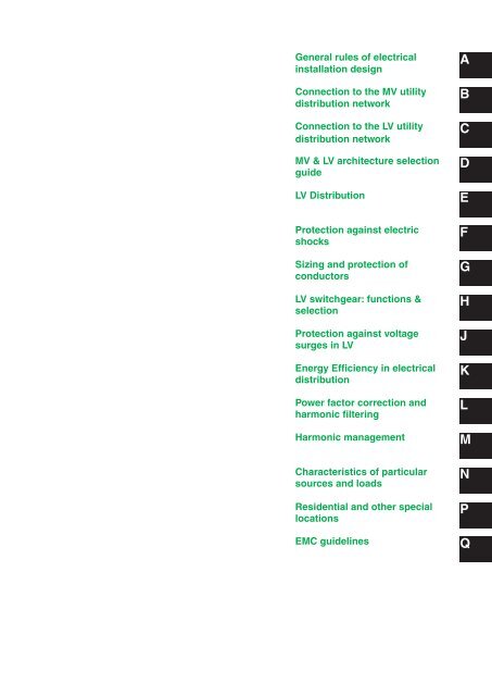 Chapter A General rules of electrical installation design