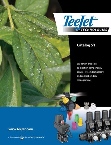 Teejet Catalog 51 - Farmco Distributing Inc