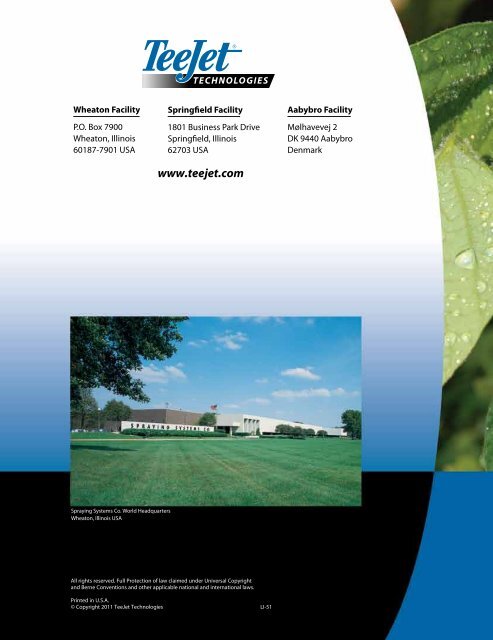 Teejet Catalog 51 - Farmco Distributing Inc