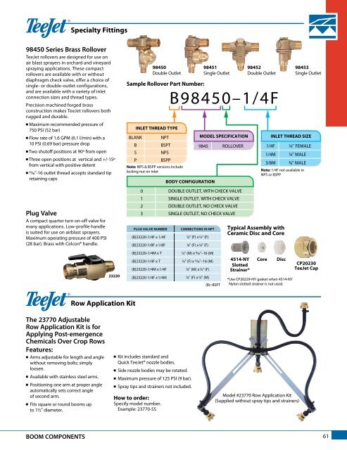 Teejet Catalog 51 - Farmco Distributing Inc