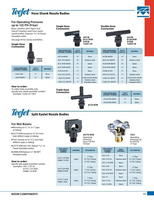 Teejet Catalog 51 - Farmco Distributing Inc