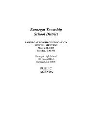 barnegat board of education - Barnegat Township School District