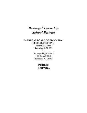 barnegat board of education - Barnegat Township School District