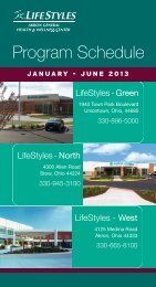 Program Schedule - Akron General Medical Center