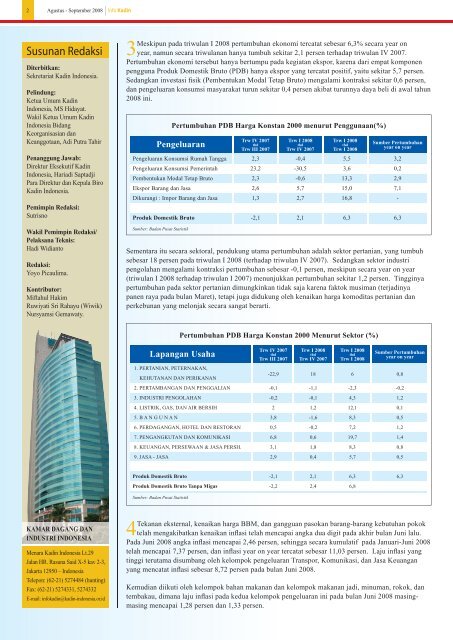 buletin kadin Juli 2008-revised.indd - Kadin Indonesia