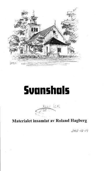 Materialet insamlat av Roland Hagberg - Ödeshögs hembygdsbok