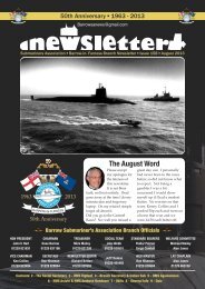 Newsletter - Barrow Submariners Association