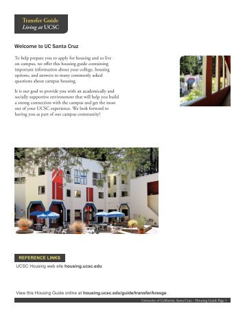 Download Printable Housing Guide (PDF) - UC Santa Cruz ...