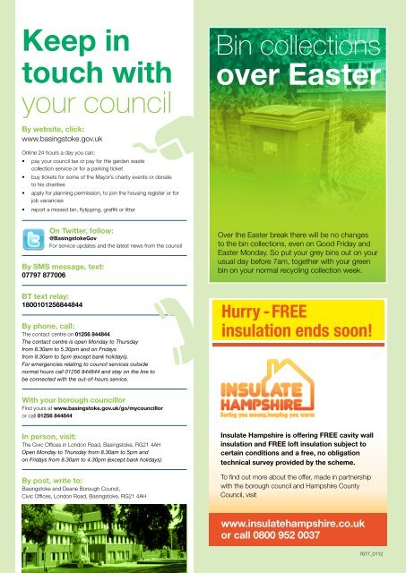 Spring 2012 - Basingstoke and Deane Borough Council