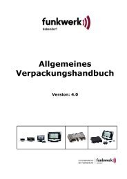 Verpackungshandbuch 2007 Rev.04 TEST I - Funkwerk Dabendorf ...