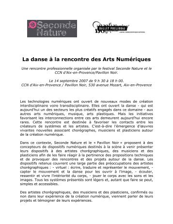 La danse Ã  la rencontre des Arts NumÃ©riques - Blog.de