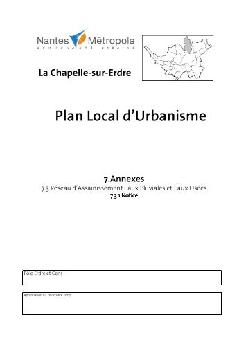 Notice assainissement - Le plan local d'urbanisme de Nantes ...