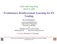 Evolutionary Reinforcement Learning for FX Trading - Centre for ...