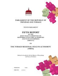 Fifth Report - Joint Select Committee on Ministries - Parliament
