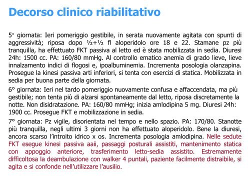 Casi clinici: la frattura di femore nell'anziano Sottotitolo: come ... - GrG