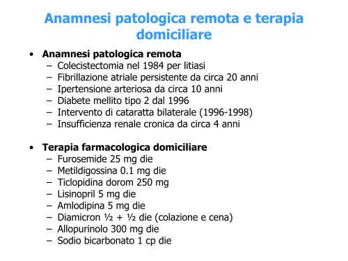 Casi clinici: la frattura di femore nell'anziano Sottotitolo: come ... - GrG