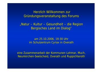 Natur â Kultur â Gesundheit â die Region ... - Gemeinde Much