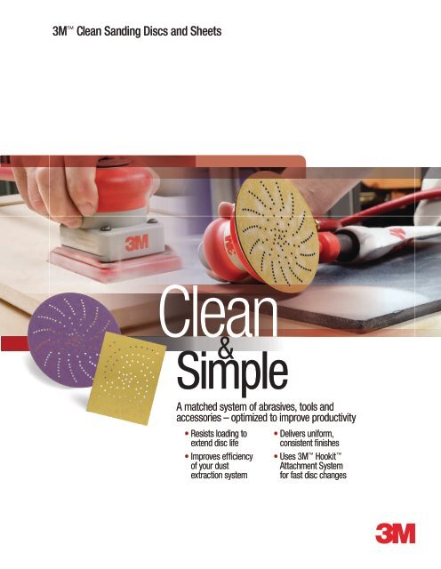 3Mâ¢ Clean Sanding Discs and Sheets