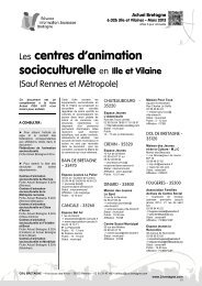 35 Centres d'animation socioculturelle en Ille-et ... - CRIJ Bretagne