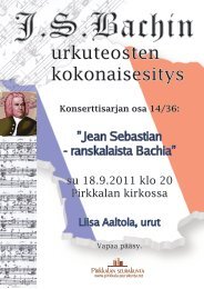 BACH 14.pdf - Pirkkalan seurakunta