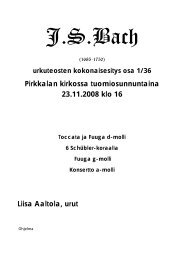 Bachin urkuteokset 1 (23.11.2008).pdf - Pirkkalan seurakunta