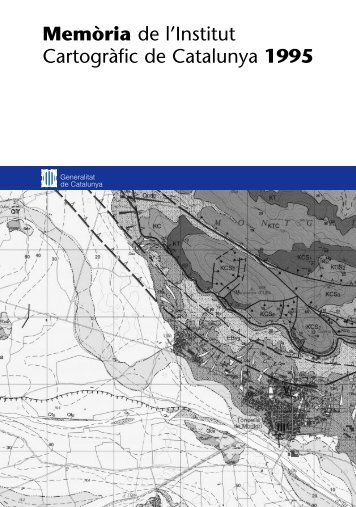 MemÃ²ria de l'Institut CartogrÃ fic de Catalunya 1995