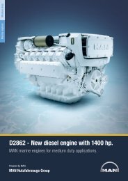 D2862 - New diesel engine with 1400 hp.