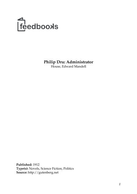 Philip Dru: Administrator