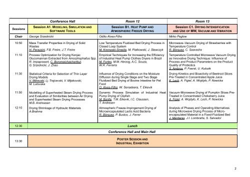 5th nordic drying conference - Danish Technological Institute