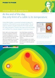 VIsIOn CAbLE AnALYsIs At the end of the day, the ... - Phase to Phase