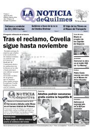 Tras el reclamo, Covelia sigue hasta noviembre - la noticia de quilmes