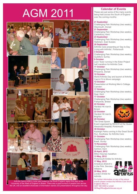 Download Bulletin September 2011 - Arthritis Care