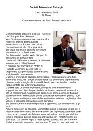 Commemorazione del Prof. Roberto Vecchioni - SocietÃ  Triveneta di ...