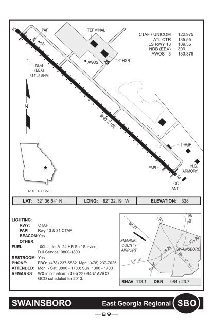 Georgia Airport Directory 2011-2012