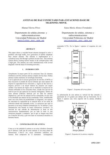 ANTENAS DE HAZ CONMUTADO PARA ESTACIONES BASE DE ...