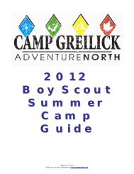 2012 Boy Scout Summer Camp Guide - Scenic Trails Council