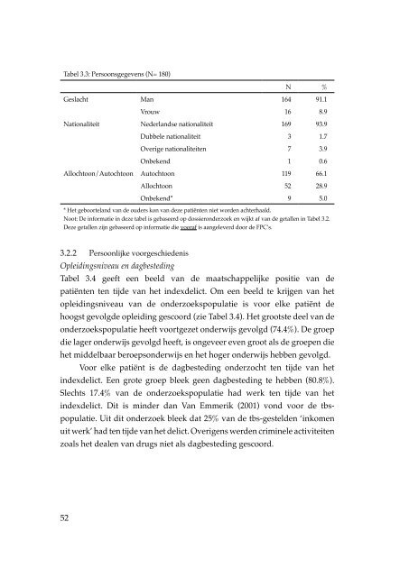 TBS-behandeling geprofileerd; een gestructureerde ... - WODC