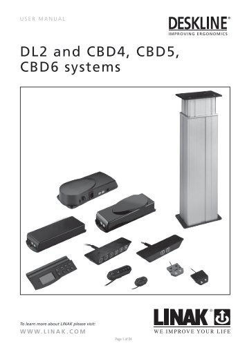 DL2 and CBD4, CBD5, CBD6 systems - Linak