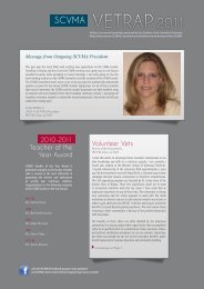 VETRAP 2011 - Canadian Veterinary Medical Association