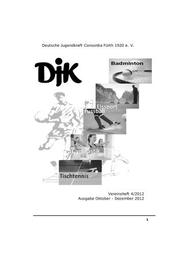 Heft 4 2012 - DJK Concordia Fürth 1920 e. V.