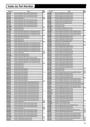 Index by Part Number - MaxDat