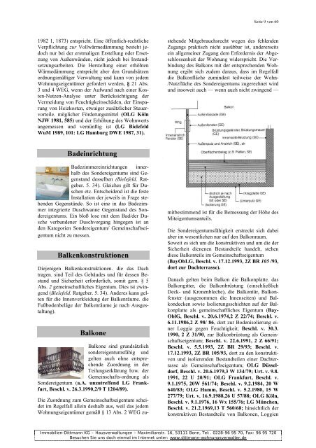 Gemeinschafts-/Sondereigentum - Immobilien Dittmann KG