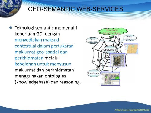 Implementation Of GIS MyGDI - Malaysia Geoportal