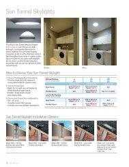 Sun Tunnel Skylights - Velux