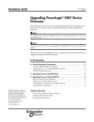Upgrading ION Device Firmware - Power Logic