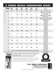 6 STRING GUITAR FINGERBOARD CHART - Curt Sheller