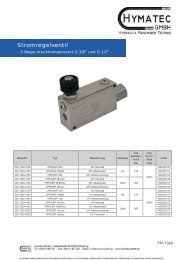 Stromregelventil - Hymatec GmbH
