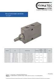 Druckminderventile - Hymatec GmbH