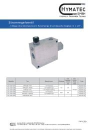 Stromregelventil - Hymatec GmbH