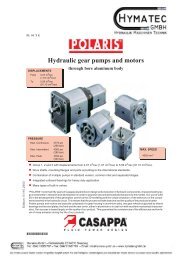 Hydraulic gear pumps and motors - Hymatec GmbH